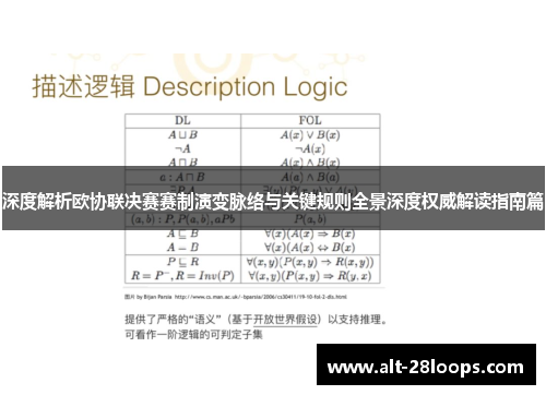深度解析欧协联决赛赛制演变脉络与关键规则全景深度权威解读指南篇